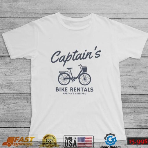 Captain’s Bike Rentals Martha’s Vineyard Unisex T Shirt