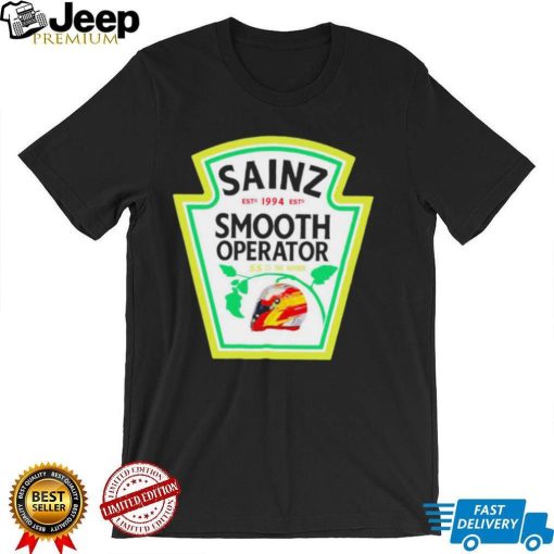 Carlos Sainz Smooth Chili Sauce Chiffon shirt