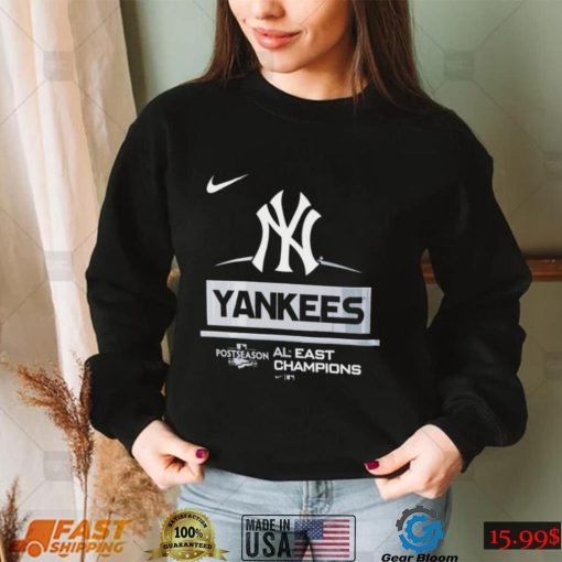 New York Yankees Nike 2022 AL East Division Champions Postseason shirt