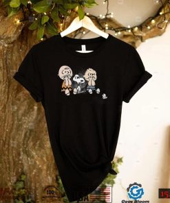 Charlie Brown Halloween Tee Shirt Frightened Charlie Brown Snoopy And Linus Van Pelt Halloween