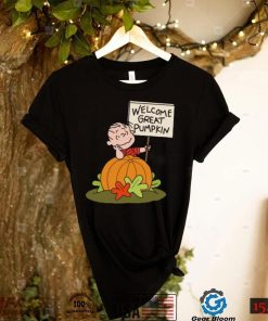 Charlie Brown Welcome Great Pumpkin Halloween Shirt