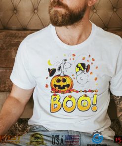 Charlie Brown Woodstock And Snoopy Boo Happy Charlie Brown Halloween Shirt