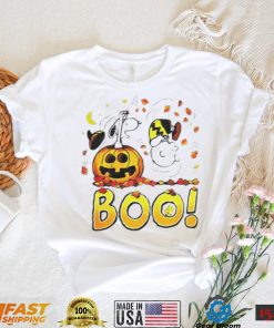 Charlie Brown Woodstock And Snoopy Boo Happy Charlie Brown Halloween Shirt