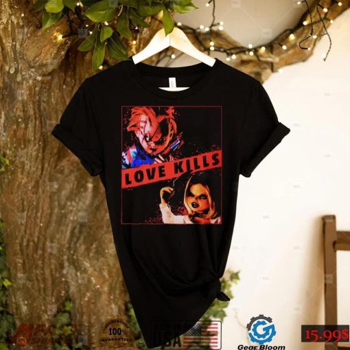 Childs Play Chucky And Tiffany Love Kills Shirt Long Sleeve, Ladies Tee