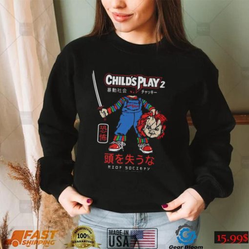 Childs Play Chucky Childs Play 2 Riot Society Childs Play Shirt Long Sleeve, Ladies Tee