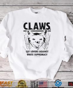 Claws cat lovers against white supremacy cat magic punks t shirt