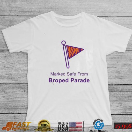 Clemson Tigers Marked Safe From Broped Parade Shirt