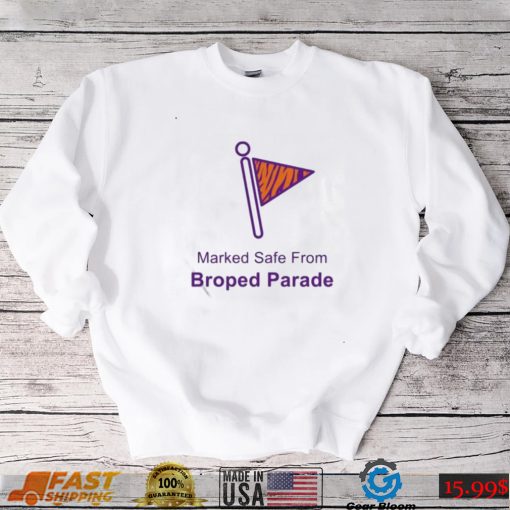 Clemson Tigers Marked Safe From Broped Parade Shirt