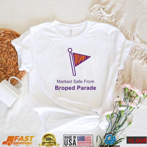 Clemson Tigers Marked Safe From Broped Parade Shirt