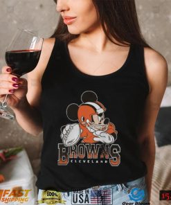 Cleveland Browns T Shirt Junk Food Disney Mickey