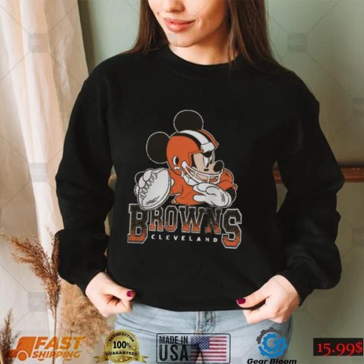 Cleveland Browns T Shirt Junk Food Disney Mickey