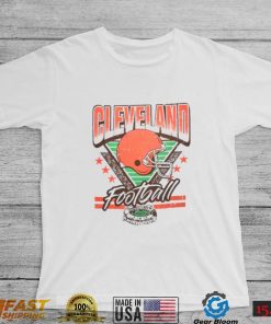 Cleveland Football Retro White Cleveland Browns T Shirt