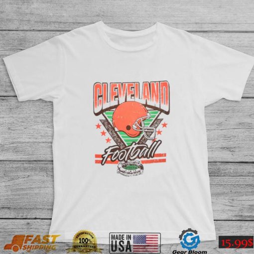 Cleveland Football Retro White Cleveland Browns T Shirt