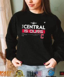 Cleveland Guardians 2022 AL Central Division Champions Locker Room The Central is ours shirt