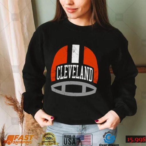 Cleveland Retro Helmet Cleveland Browns T Shirt