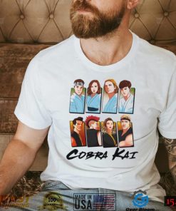 Cobra Kai T shirt All Characters Of Cobra Kai Art Unisex