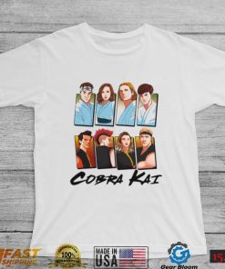 Cobra Kai T shirt All Characters Of Cobra Kai Art Unisex