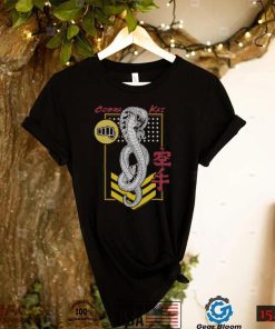 Cobra Kai T shirt Men_s Karate Kid Cobra Kai Poster Patch Tee