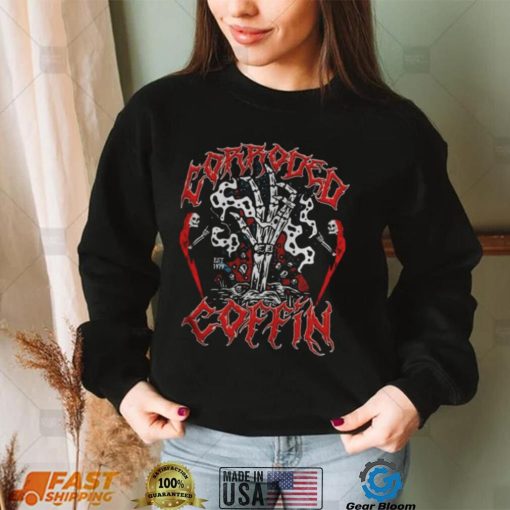 Corroded Coffin Halloween shirt