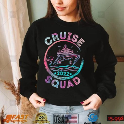 Cruise Squad 2022 Matching Family Group With Anchor T Shirt