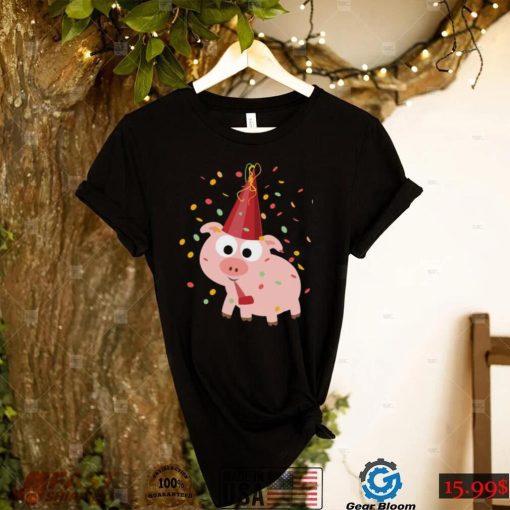 Cute Confetti Party Funny Pig Design Unisex Sweatshirt