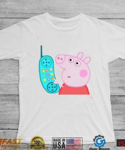 Cute Pepa Phone Funny Pig Design Unisex Sweatshirt