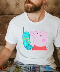 Cute Pepa Phone Funny Pig Design Unisex Sweatshirt