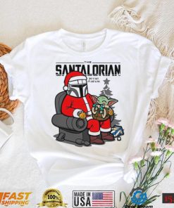 Santa Clause Baby Yoda Baby Yoda Christmas T shirt The Mandalorian The Santalorian Christmas