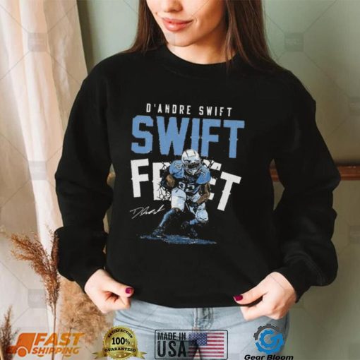 D’Andre Swift Detroit Lions Swift Feet Signature Shirt