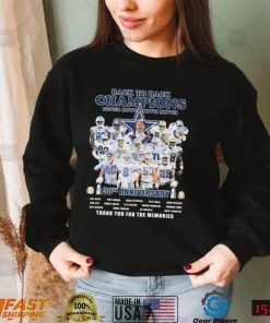 Dallas Cowboys Back To Back Champions 30th Anniversary Thank You For The Memories Signatures Shirt