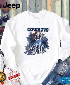 Dallas Cowboys T Shirt Cowboys Girl Sublimation Transfer