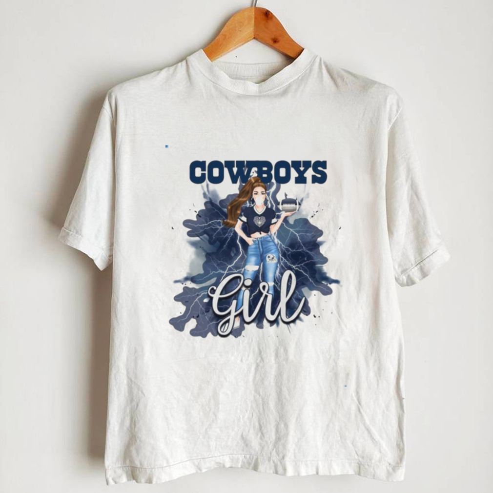 Dallas Cowboys T Shirt Cowboys Girl Sublimation Transfer