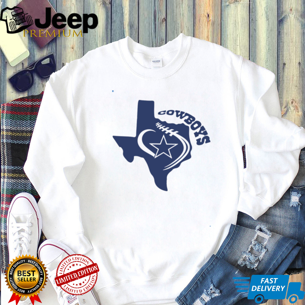 Dallas Cowboys T Shirt Cowboys Nation Map