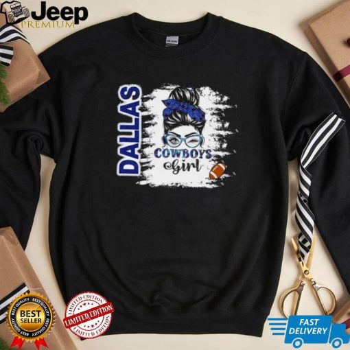 Dallas Cowboys T Shirt Dallas Cowboys Girl Bleach