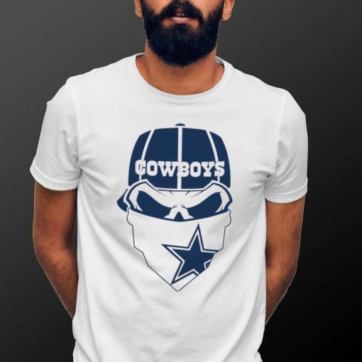 Dallas Cowboys T Shirt Dallas Cowboys Skull Face