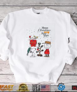 Charlie Brown Christmas T shirt Merry Xmas And Happy New Year Charlie Brown And Snoopy