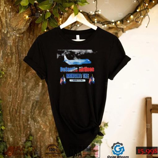 DeSantis Airlines Political Meme Ron DeSantis Usa Flag shirt