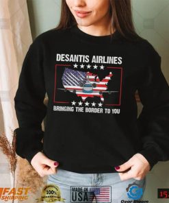 DeSantis Airlines Political Usa Flag shirt