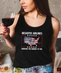 DeSantis Airlines Political Usa Flag shirt