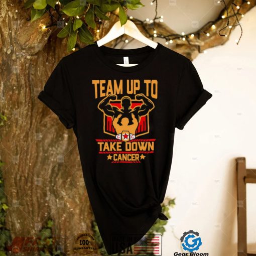 Denise Salcedo team up to take down cancer shirt