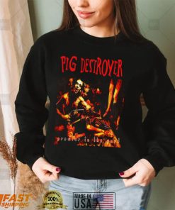 Destroyer Prowler In The Yard Funny Pig Design Unisex Sweatshirt