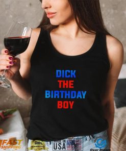 Dick The Birthday Boy Blue and Orange shirt