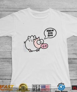 Dim Sum Char Siu Bao Funny Pig Design Unisex T Shirt