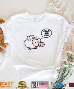 Dim Sum Char Siu Bao Funny Pig Design Unisex T Shirt