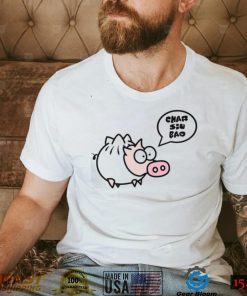 Dim Sum Char Siu Bao Funny Pig Design Unisex T Shirt