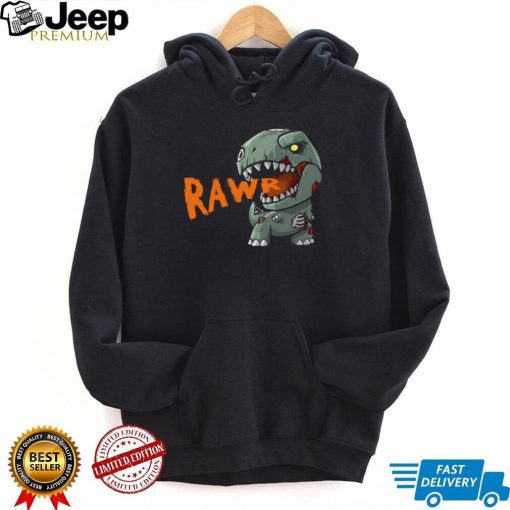 Dinosaur T Rex Rawr Mummy Pumpkin Halloween For Kids Unisex T Shirt