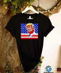 Donald Trump is our hero American flag 2022 art shirt