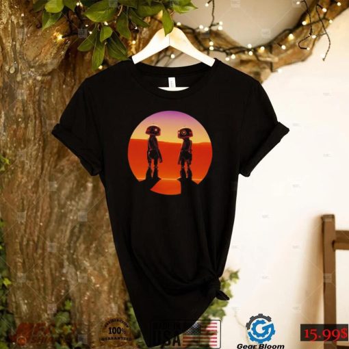 Droidversation sunset shirt