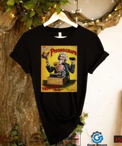 Edison Phonograph Vintage Uncle Sam Us Advertising Print Unisex T Shirt