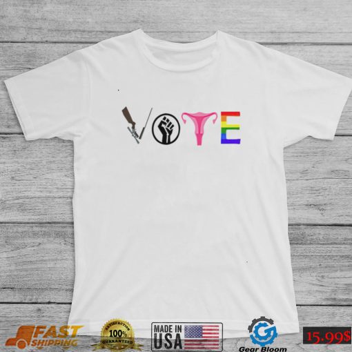 Emily Winston Light Blue Vote Blue LGBT 2022 shirt